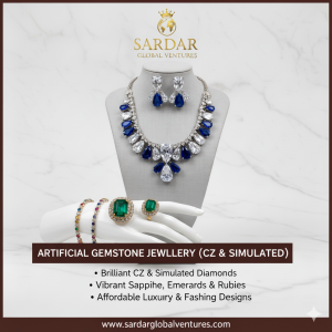 Artificial Gemstone Jewellery – CZ & Simulated Stones