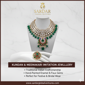 Kundan & Meenakari-Style Imitation Jewellery