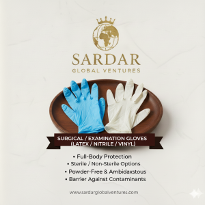 LATEX, NITRILE, VINYL GLOVES